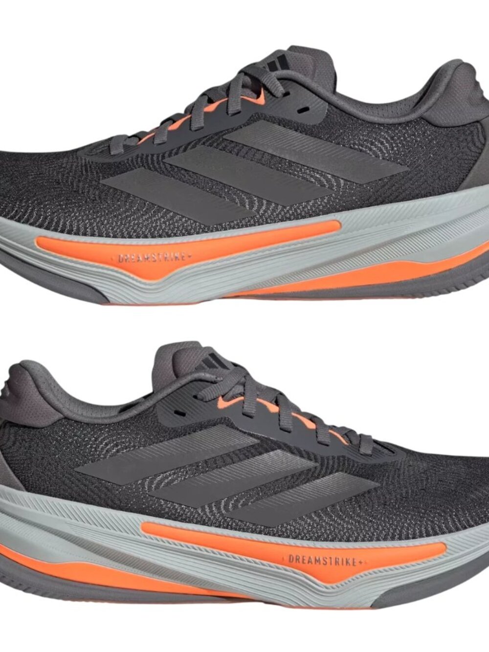 adidas Supernova Prima 2 Size 10 Men's Running Shoes Grey Metallic Orange JR7361